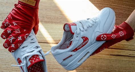 Supreme x Louis Vuitton Collection Inspires Air Max 1 Custom